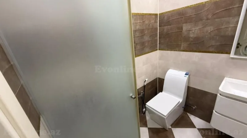 Kirayə verilir 4 otaqlı Mənzil Yeni tikili 120 m² Nəsimi m. - şəkil 15