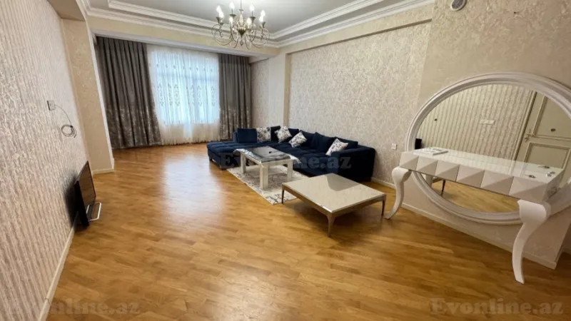 Kirayə verilir 2 otaqlı Mənzil Yeni tikili 100 m² 8 Noyabr m. - şəkil 2