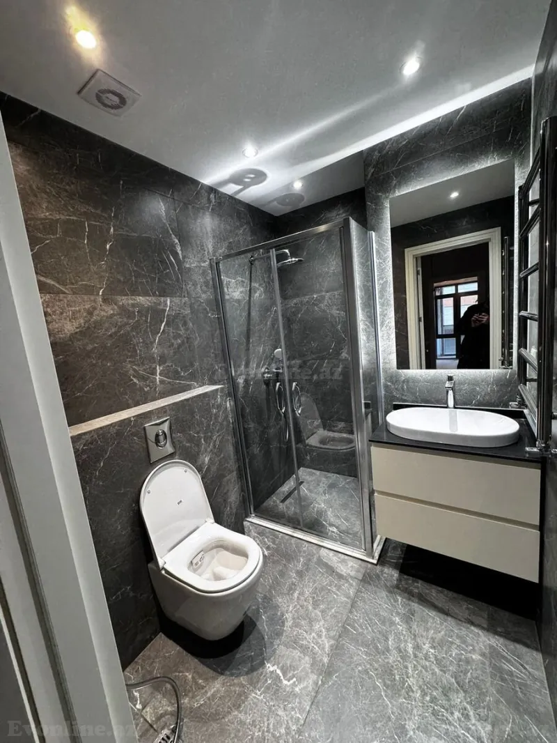 Kirayə verilir 3 otaqlı Mənzil Yeni tikili 85 m² Bakmil m. - şəkil 9