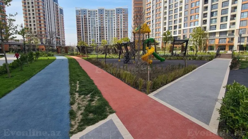 Kirayə verilir 3 otaqlı Mənzil Yeni tikili 92 m² Bakmil m. - şəkil 2