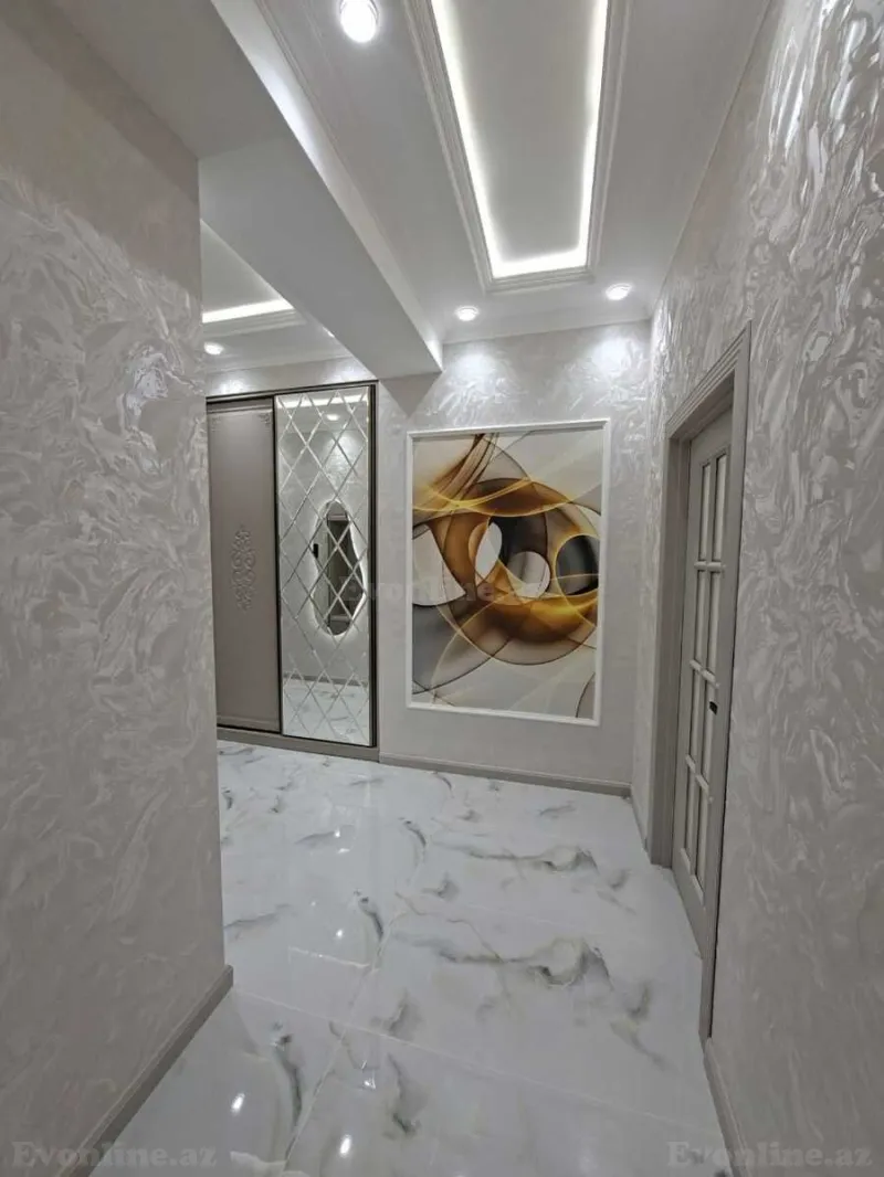 Satılır 3 otaqlı Mənzil Yeni tikili 92 m² Qara Qarayev m. - şəkil 7