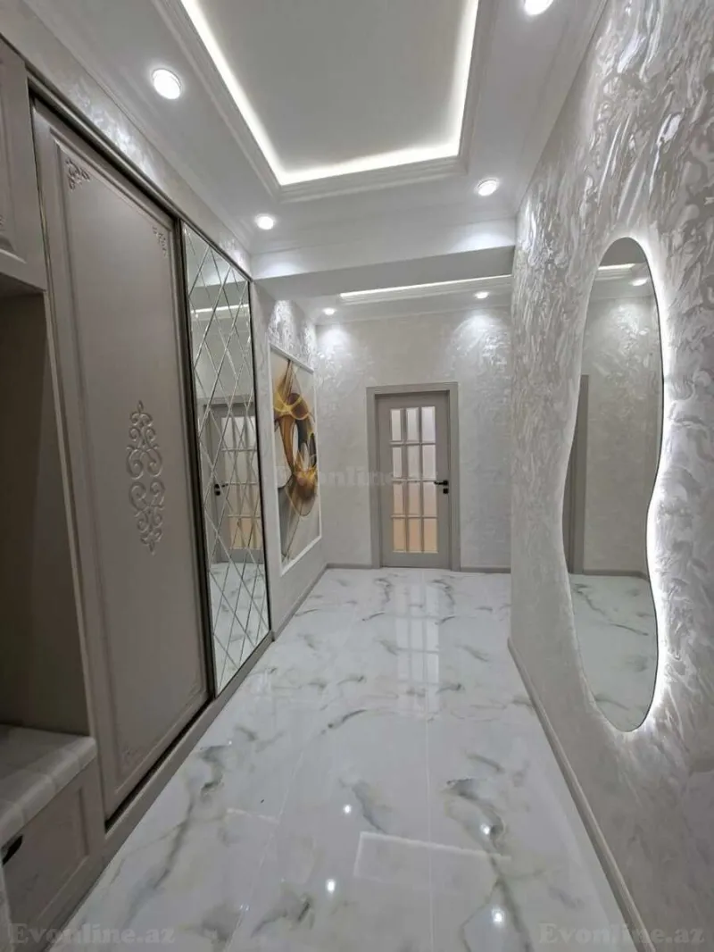 Satılır 3 otaqlı Mənzil Yeni tikili 92 m² Qara Qarayev m. - şəkil 8