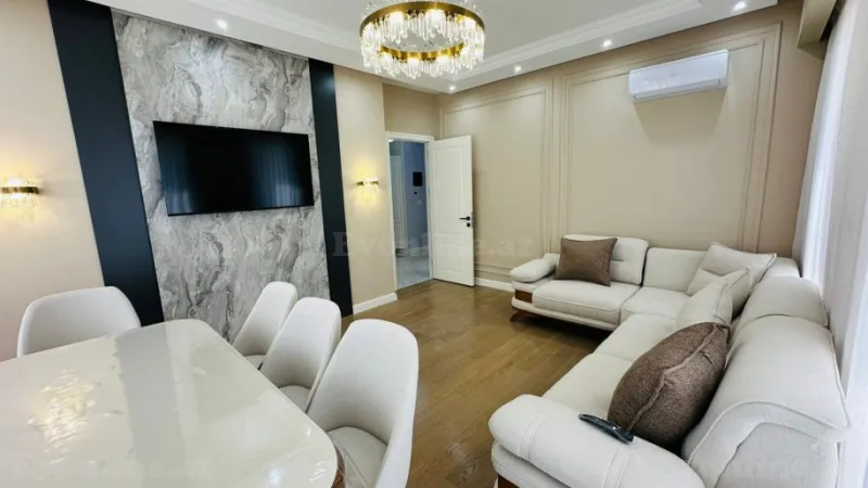 3 otaqlı Mənzil 91 m² Bakmil m. Kirayə verilir