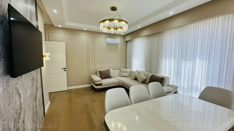 Kirayə verilir 3 otaqlı Mənzil Yeni tikili 91 m² Bakmil m. - şəkil 7