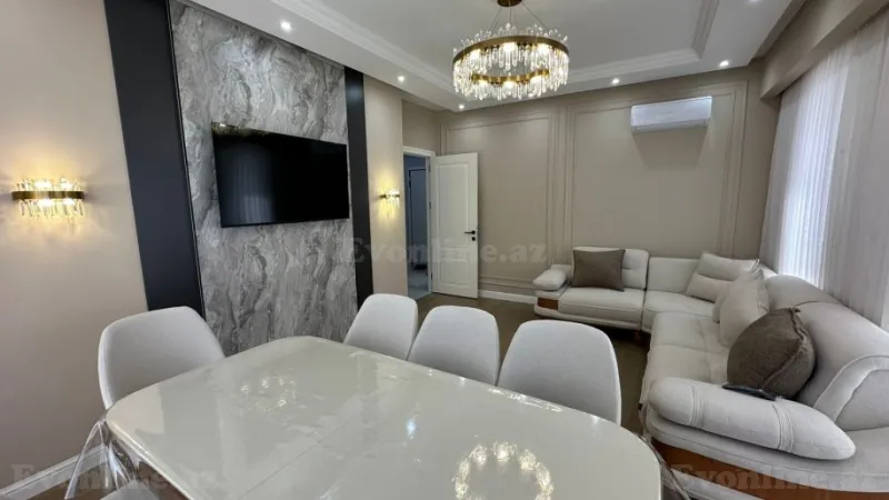 Kirayə verilir 3 otaqlı Mənzil Yeni tikili 91 m² Bakmil m. - şəkil 11