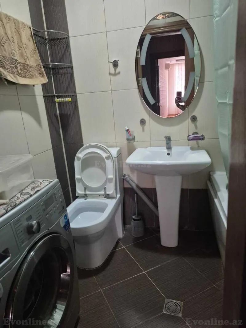 Kirayə verilir 3 otaqlı Mənzil Yeni tikili 110 m² Xətai m. - şəkil 12