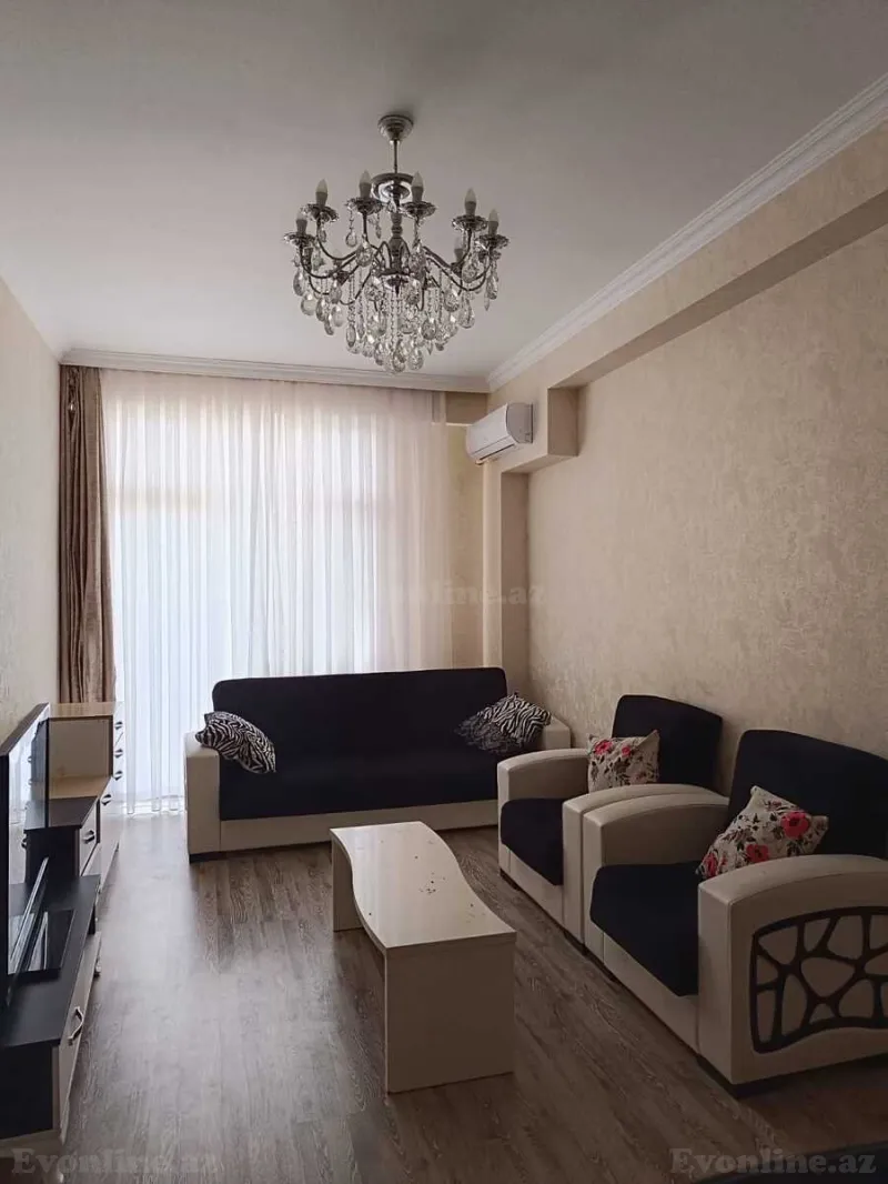 Kirayə verilir 2 otaqlı Mənzil Yeni tikili 100 m² Nəsimi r. - şəkil 2