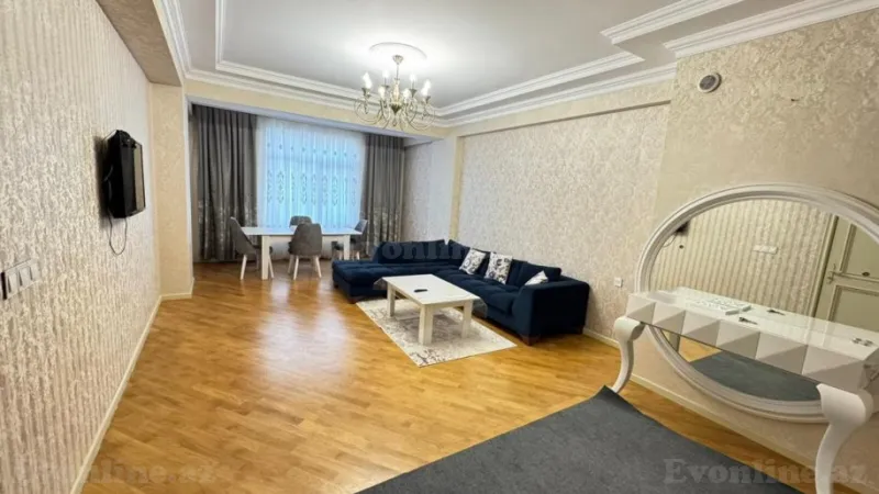 Kirayə verilir 2 otaqlı Mənzil Yeni tikili 100 m² 8 Noyabr m. - şəkil 3