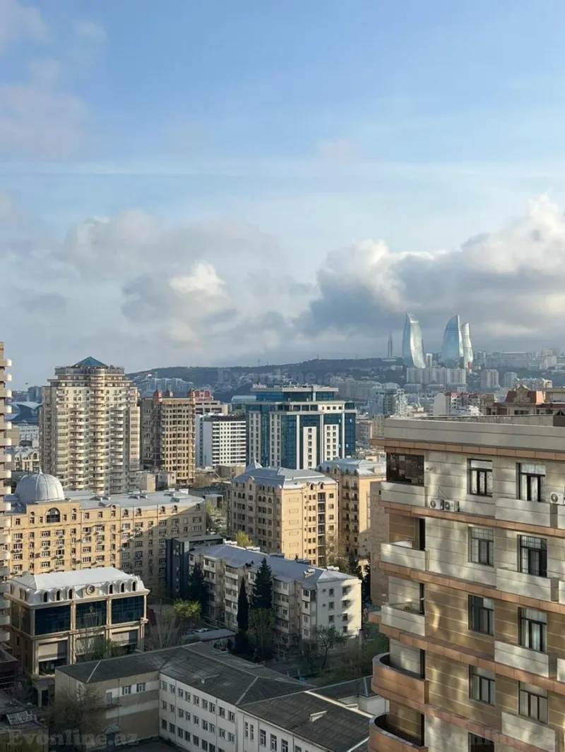 Kirayə verilir 3 otaqlı Mənzil Yeni tikili 106 m² Nəsimi r. - şəkil 2