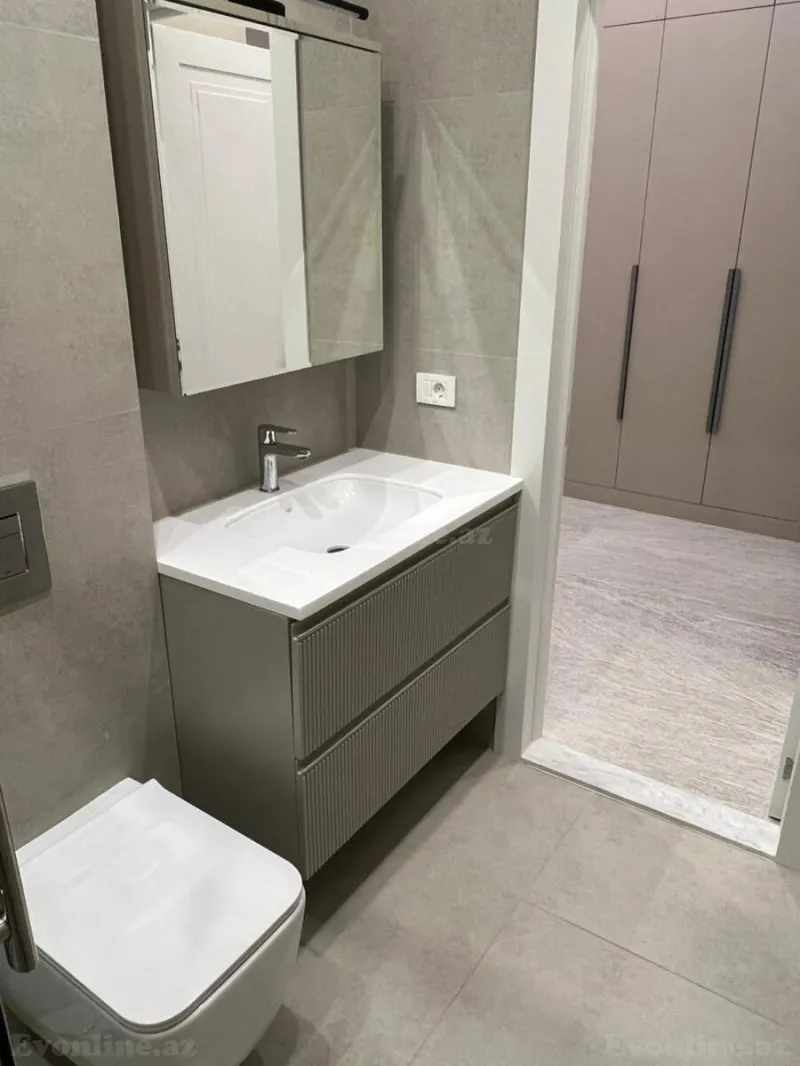 Kirayə verilir 3 otaqlı Mənzil Yeni tikili 106 m² Nəsimi r. - şəkil 15