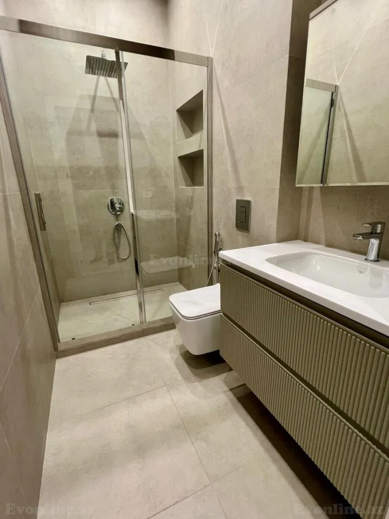 Kirayə verilir 3 otaqlı Mənzil Yeni tikili 106 m² Nəsimi r. - şəkil 16