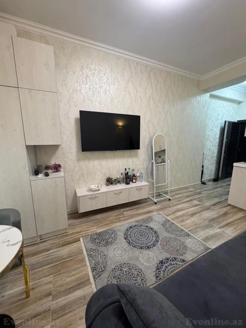 Kirayə verilir 1 otaqlı Mənzil Yeni tikili 30 m² Nəsimi r. - şəkil 3