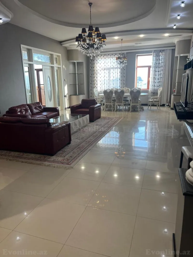 Kirayə verilir 4 otaqlı Mənzil Yeni tikili 240 m² Sahil m. - şəkil 3