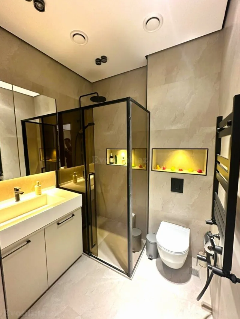 Satılır 3 otaqlı Mənzil Yeni tikili 128 m² Nəsimi r. - şəkil 18