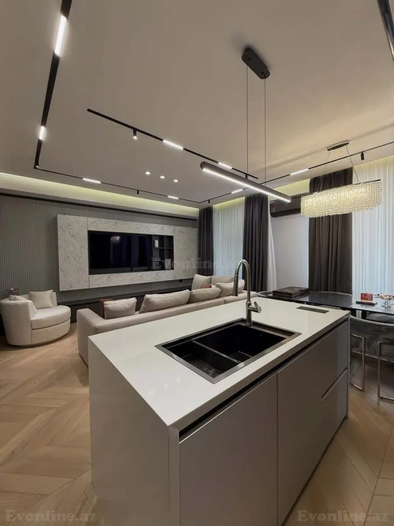 Satılır 3 otaqlı Mənzil Yeni tikili 136 m² Nəsimi r. - şəkil 5