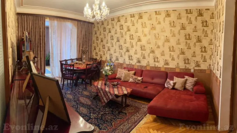 Satılır 4 otaqlı Mənzil Köhnə tikili 100 m² Sahil m. - şəkil 3