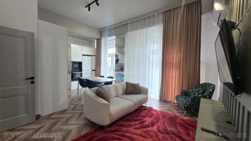 Kirayə verilir 2 otaqlı Mənzil Yeni tikili 68 m² Xətai r. - şəkil 2