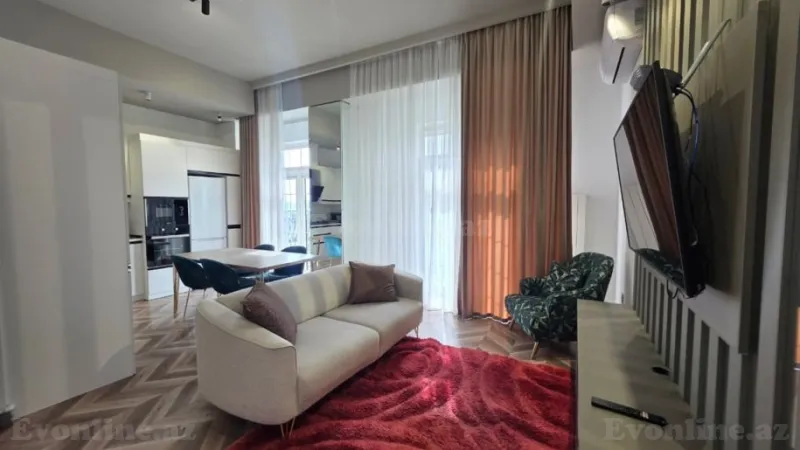 Kirayə verilir 2 otaqlı Mənzil Yeni tikili 68 m² Xətai r. - şəkil 3