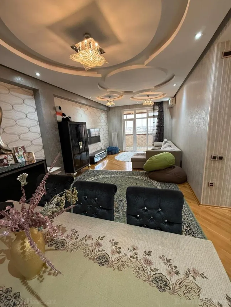 Satılır 2 otaqlı Mənzil Yeni tikili 90 m² 7-ci mikrorayon - şəkil 2