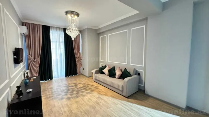 Satılır 2 otaqlı Mənzil Yeni tikili 92 m² Nərimanov r. - şəkil 2