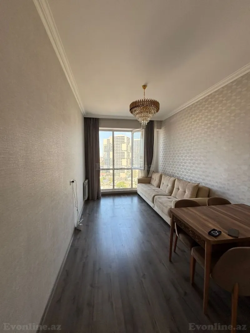 Kirayə verilir 2 otaqlı Mənzil Yeni tikili 50 m² Yasamal - şəkil 2