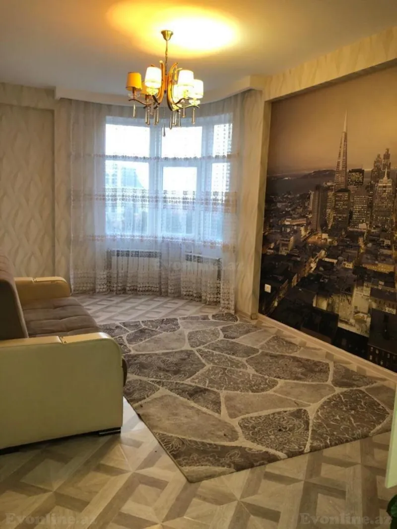 Kirayə verilir 2 otaqlı Mənzil Yeni tikili 90 m² Memar Əcəmi m. - şəkil 2