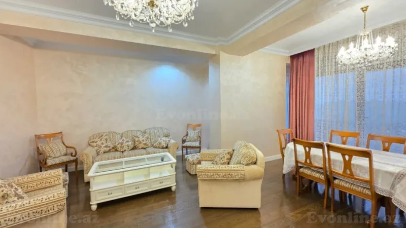 Kirayə verilir 3 otaqlı Mənzil Yeni tikili 160 m² Nərimanov r. - şəkil 5