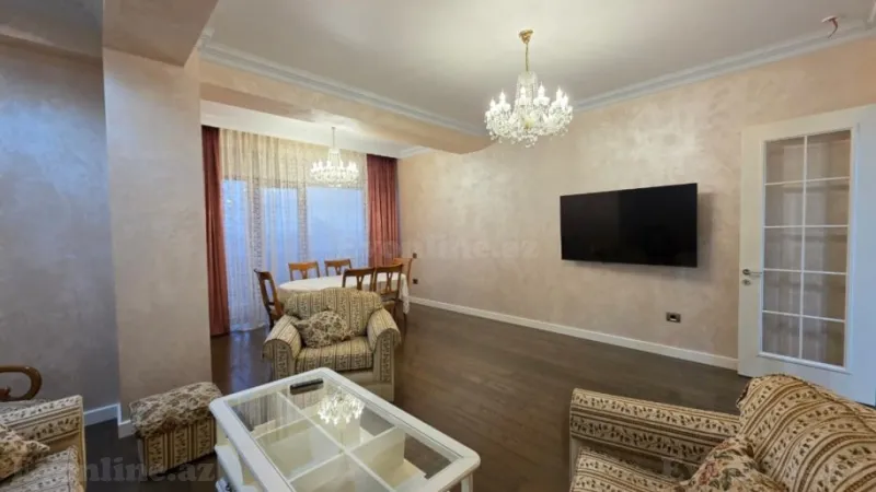 Kirayə verilir 3 otaqlı Mənzil Yeni tikili 160 m² Nərimanov r. - şəkil 6