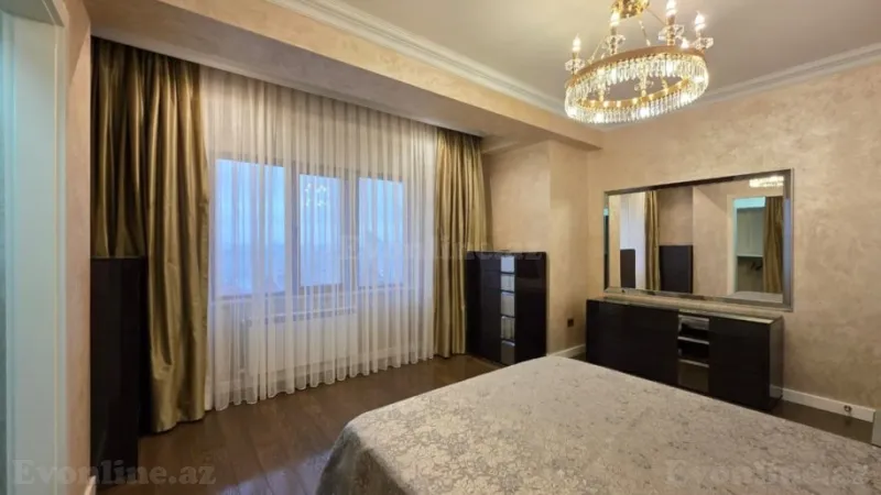 Kirayə verilir 3 otaqlı Mənzil Yeni tikili 160 m² Nərimanov r. - şəkil 12