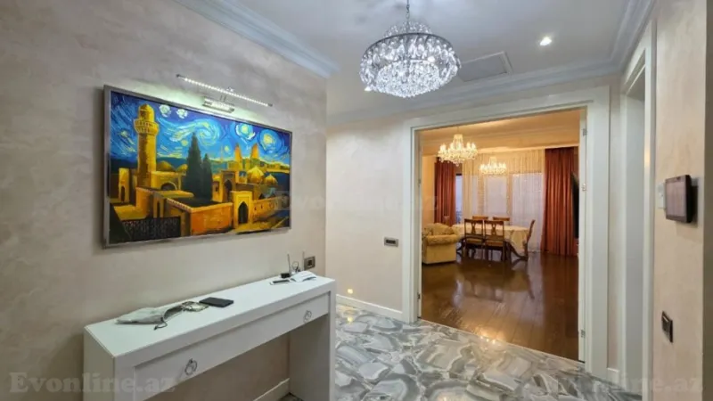 Kirayə verilir 3 otaqlı Mənzil Yeni tikili 160 m² Nərimanov r. - şəkil 20