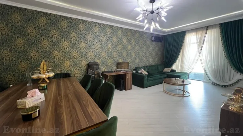 Kirayə verilir 2 otaqlı Mənzil Yeni tikili 100 m² 8 Noyabr m. - şəkil 2