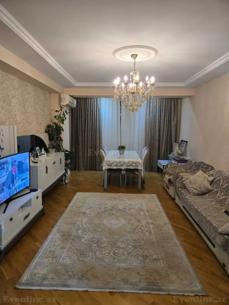 Satılır 3 otaqlı Mənzil Yeni tikili 90 m² Əhmədli m. - şəkil 2