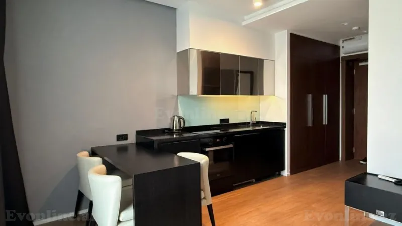 Kirayə verilir 1 otaqlı Mənzil Yeni tikili 55 m² Sabunçu r. - şəkil 2