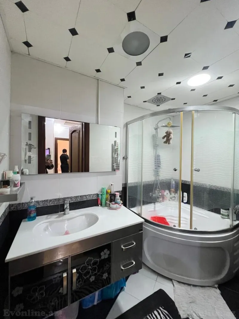 Satılır 3 otaqlı Mənzil Yeni tikili 100 m² Həzi Aslanov m. - şəkil 12