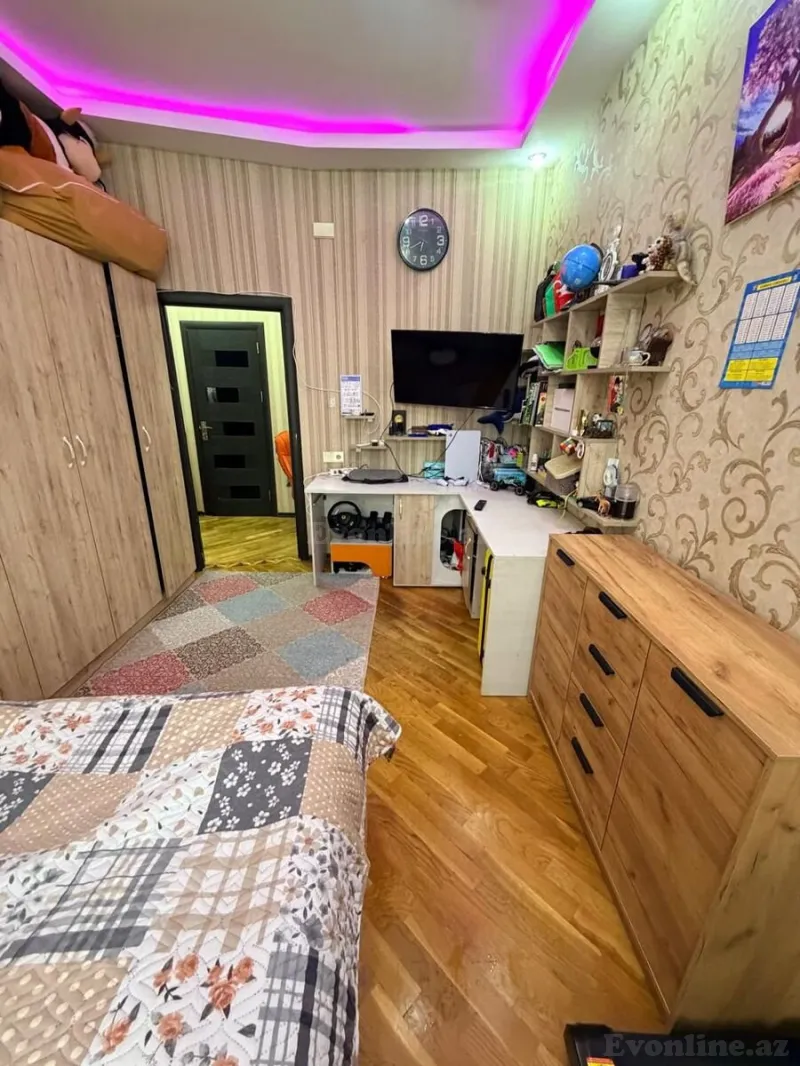 Satılır 3 otaqlı Mənzil Yeni tikili 103 m² Həzi Aslanov m. - şəkil 13