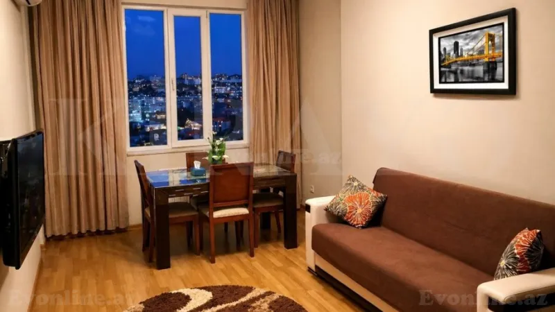 Kirayə verilir 2 otaqlı Mənzil Yeni tikili 60 m² Səbail r. - şəkil 2