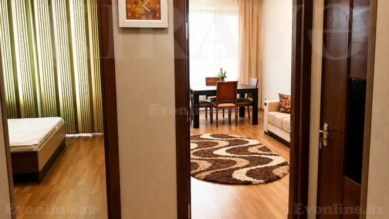 Kirayə verilir 2 otaqlı Mənzil Yeni tikili 60 m² Səbail r. - şəkil 4