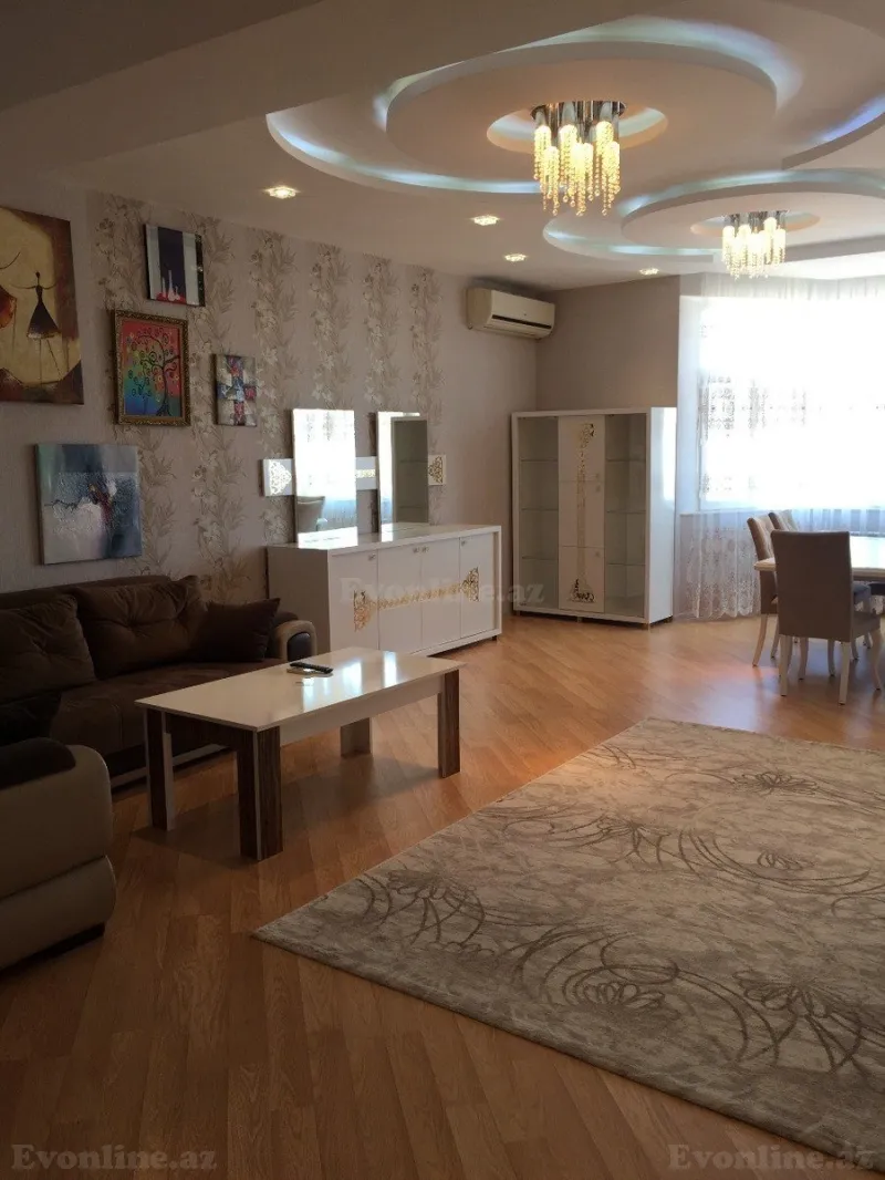 Kirayə verilir 3 otaqlı Mənzil Yeni tikili 150 m² 8 Noyabr m. - şəkil 20