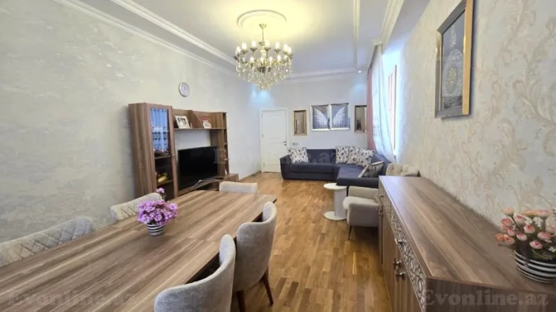Satılır 3 otaqlı Mənzil Yeni tikili 112 m² Qara Qarayev m. - şəkil 3