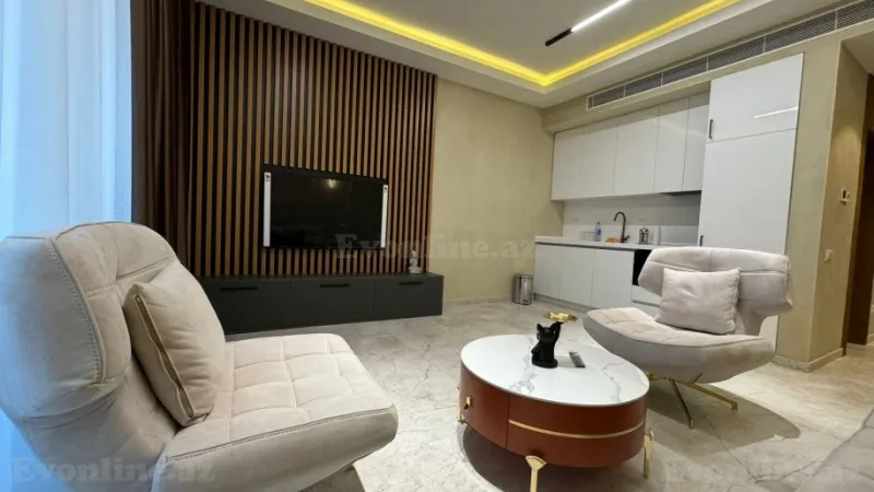 Kirayə verilir 2 otaqlı Mənzil Yeni tikili 80 m² Sabunçu r. - şəkil 4