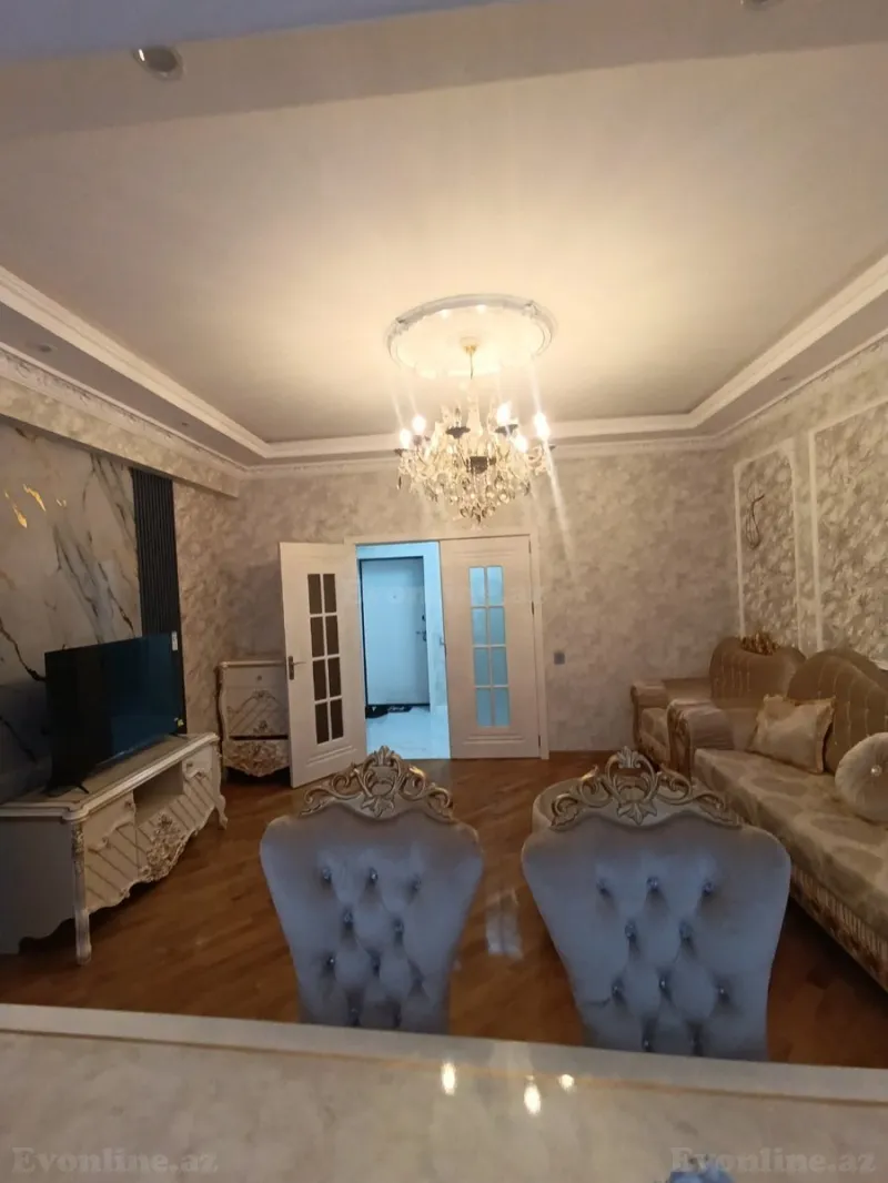 2 otaqlı Mənzil 91 m² 8-ci mikrorayon Kirayə verilir