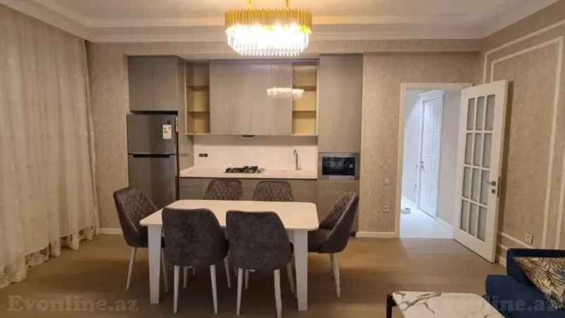 Kirayə verilir 3 otaqlı Mənzil Yeni tikili 110 m² İnşaatçılar m. - şəkil 2