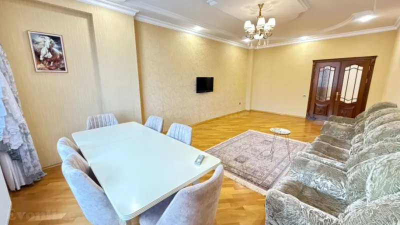 Kirayə verilir 3 otaqlı Mənzil Yeni tikili 150 m² Nəsimi r.
