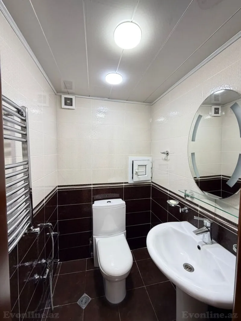 Kirayə verilir 3 otaqlı Mənzil Yeni tikili 150 m² Nəsimi r. - şəkil 12