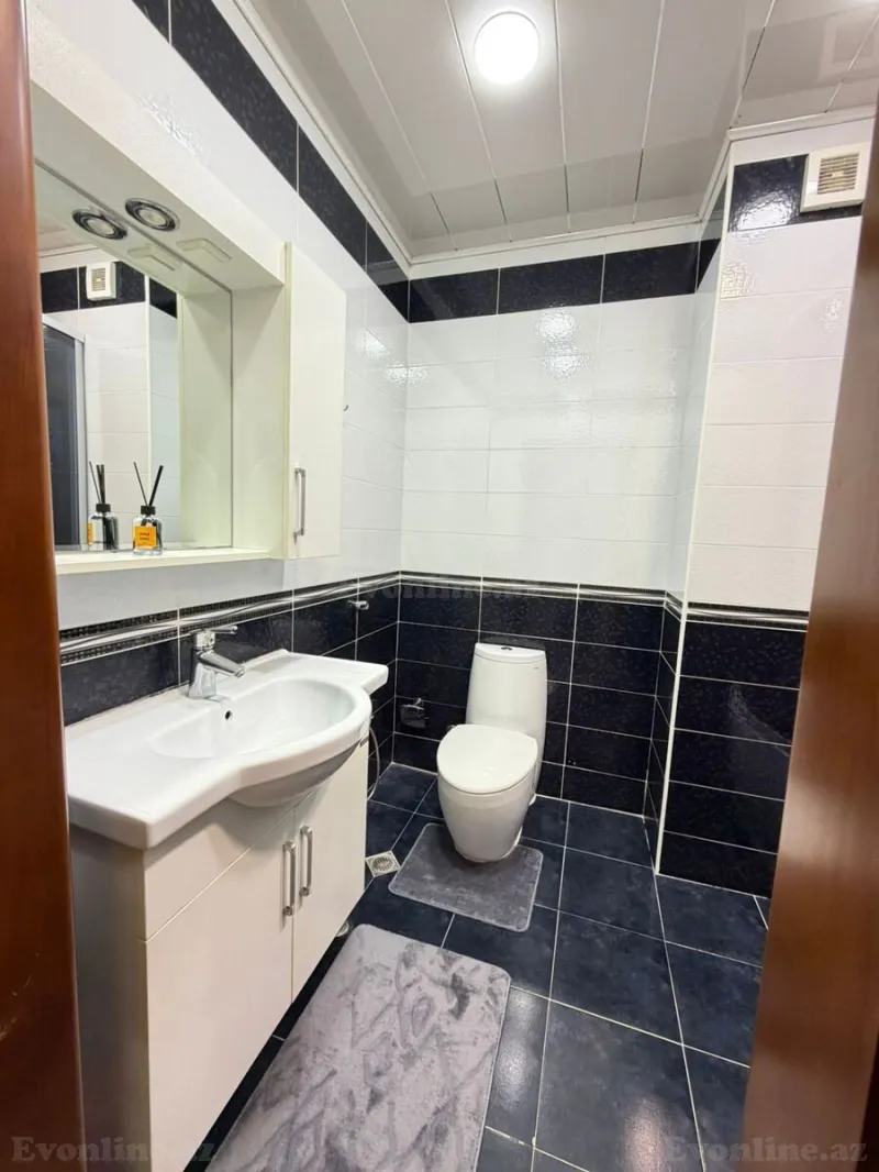 Kirayə verilir 3 otaqlı Mənzil Yeni tikili 150 m² Nəsimi r. - şəkil 14