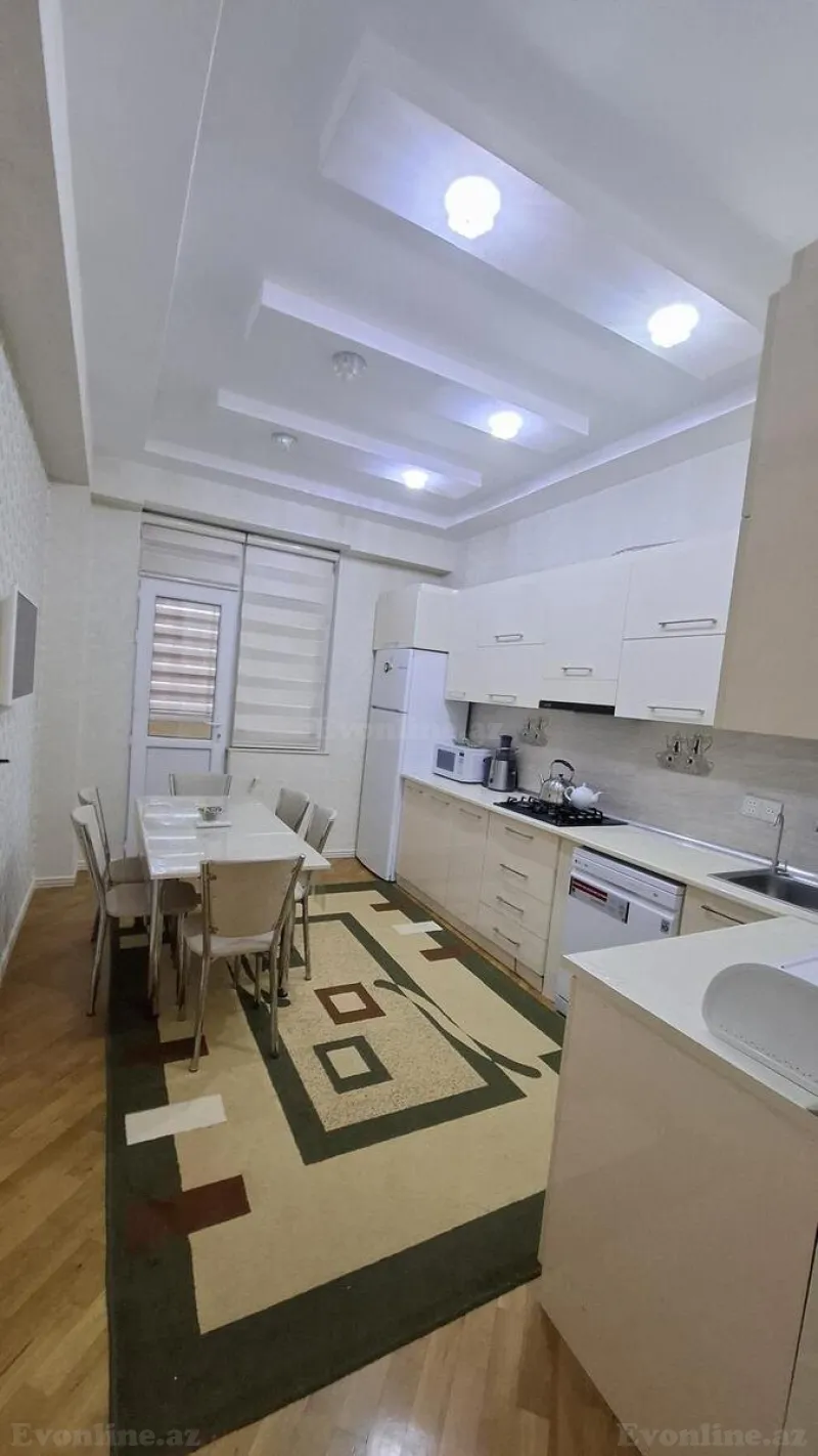 Kirayə verilir 3 otaqlı Mənzil Yeni tikili 120 m² Qara Qarayev m. - şəkil 4