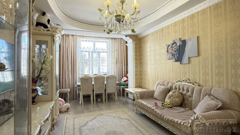 Satılır 2 otaqlı Mənzil Yeni tikili 76 m² İnşaatçılar m. - şəkil 2