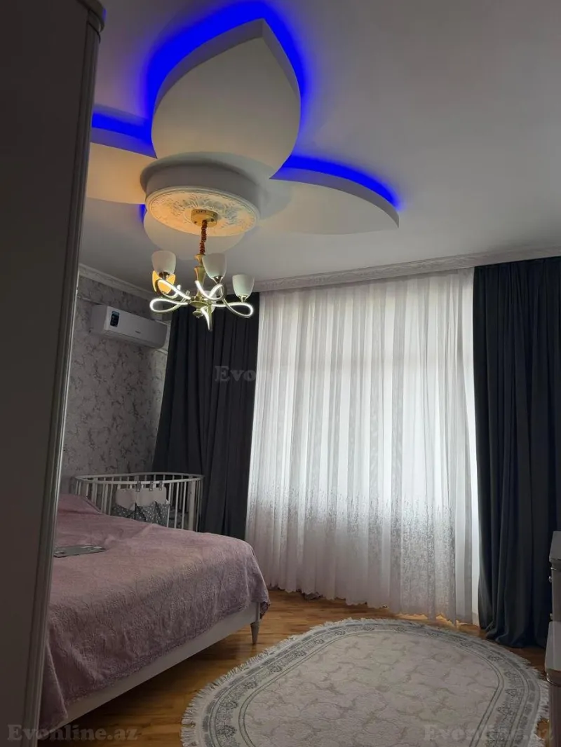 Satılır 3 otaqlı Mənzil Yeni tikili 100 m² Həzi Aslanov m. - şəkil 2