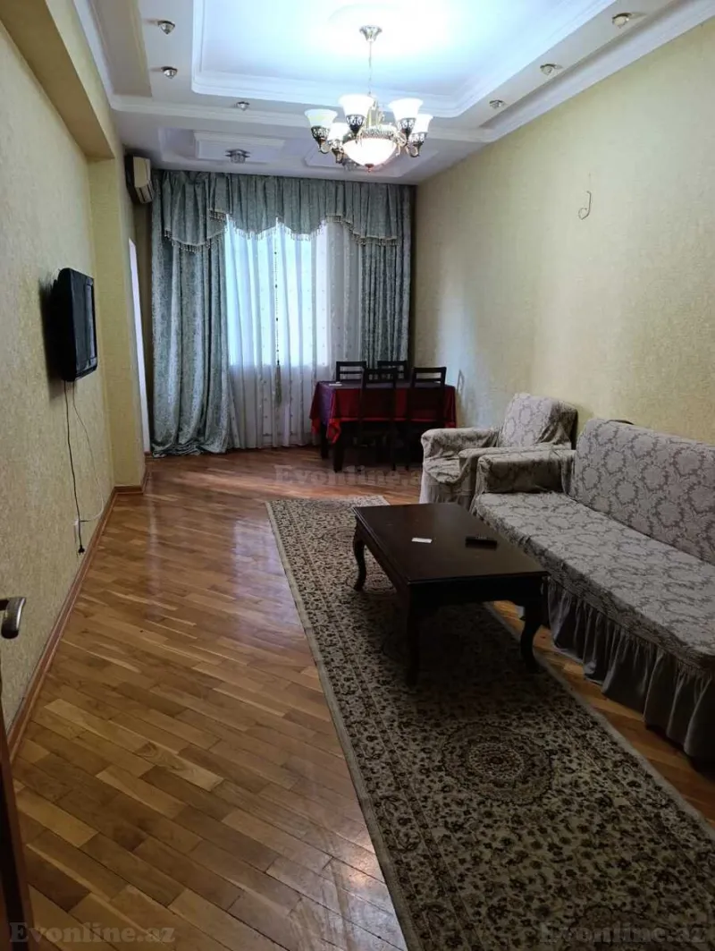 Kirayə verilir 3 otaqlı Mənzil Yeni tikili 100 m² Nəsimi r. - şəkil 4