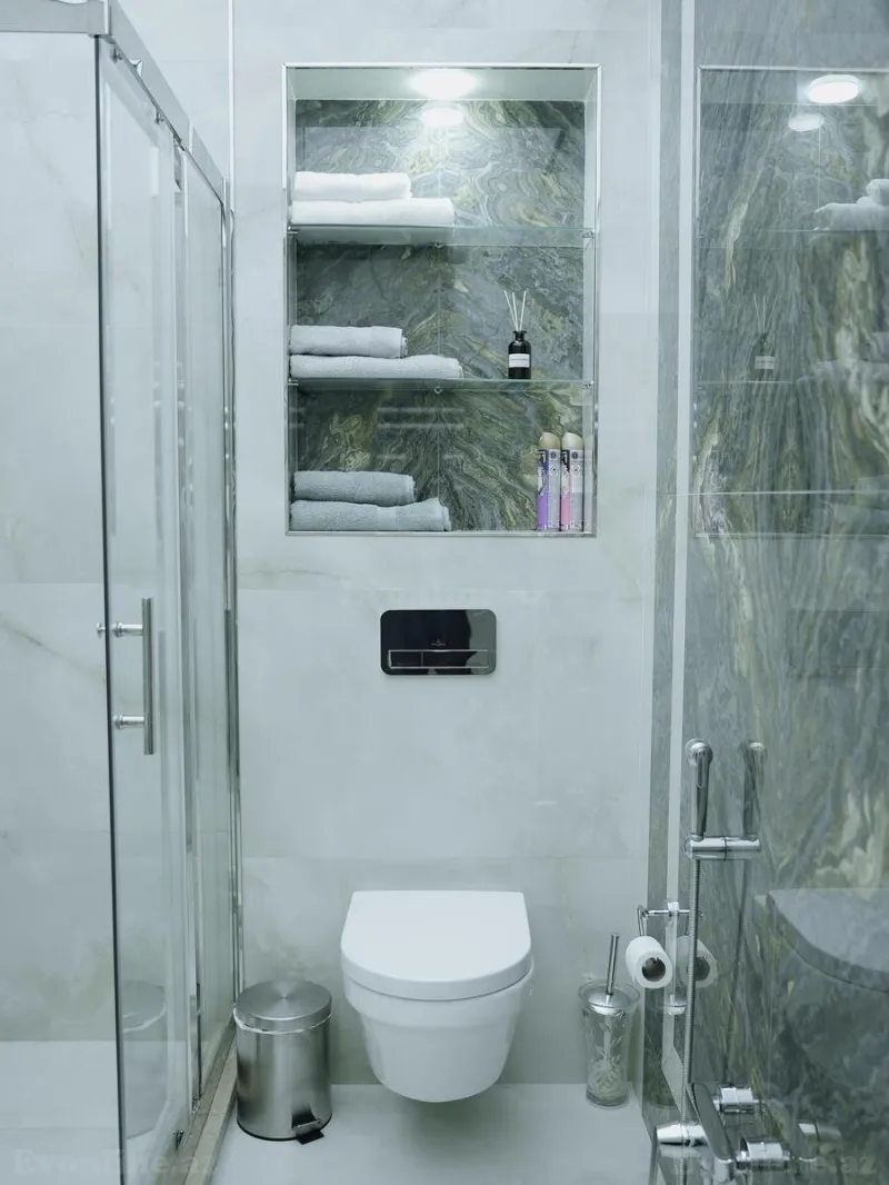 Kirayə verilir 2 otaqlı Mənzil Yeni tikili 71 m² Xətai r. - şəkil 17
